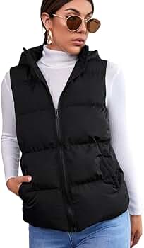 DIERAN Womens Fall Jacket Frenchy Zipper Up Slant Pocket Hooded